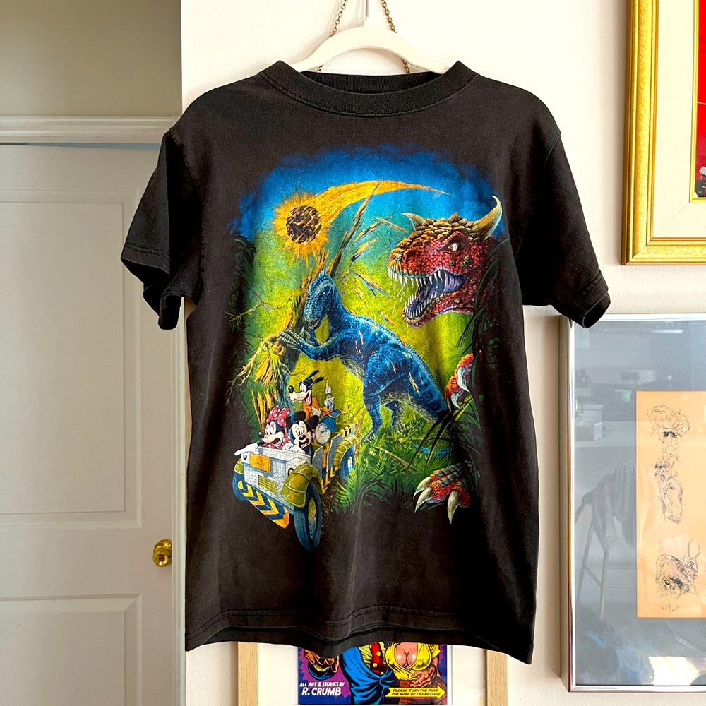 Rare Vintage 90s Disney Countdown to Extinction Shirt